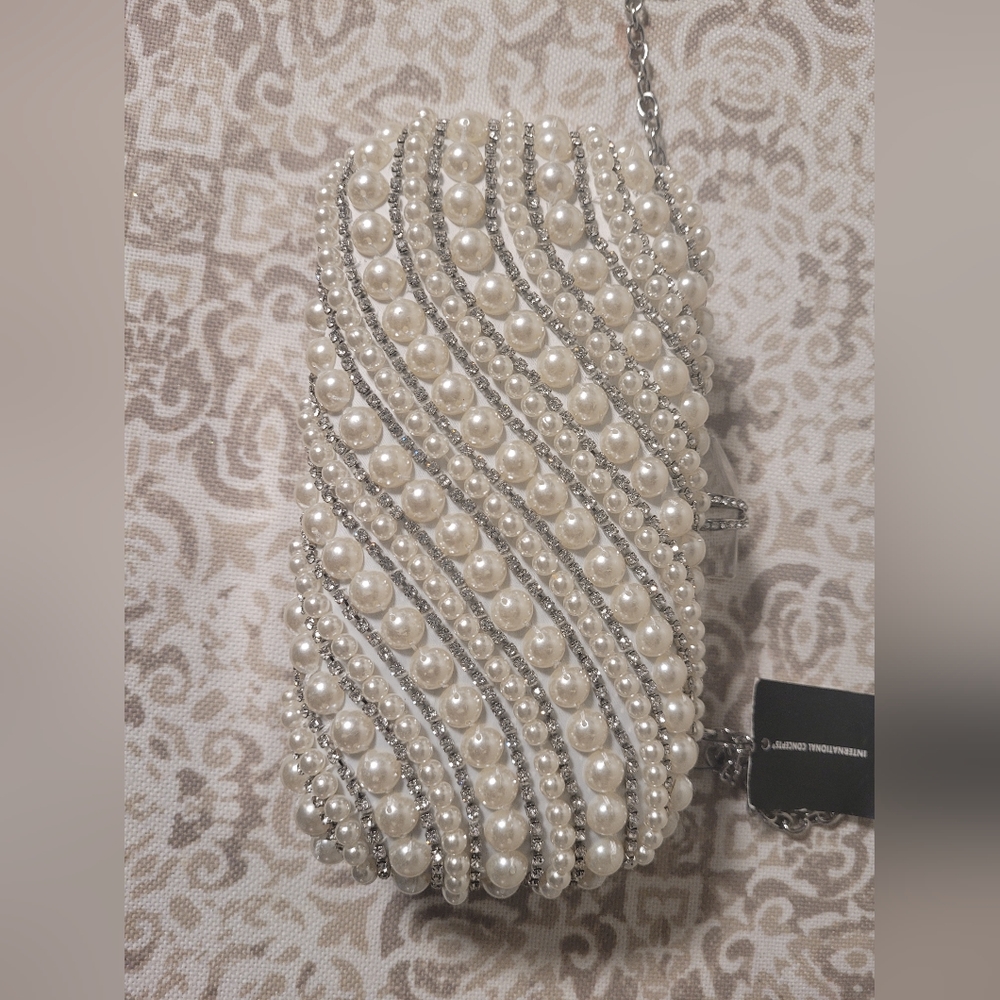 INC selma formal clutch/cross body bag